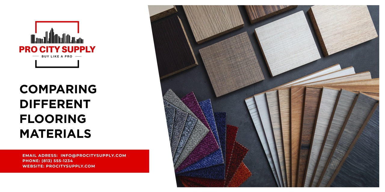 comparing different flooring materials