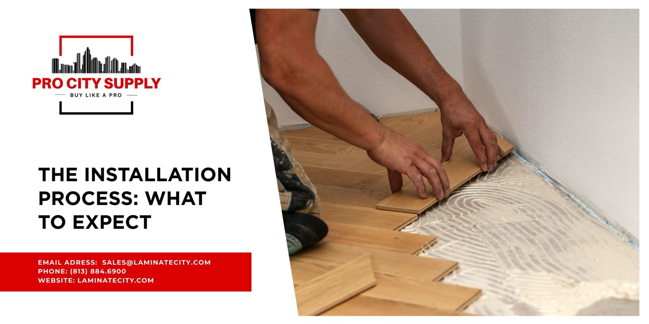 flooring installation process Tampa, FL